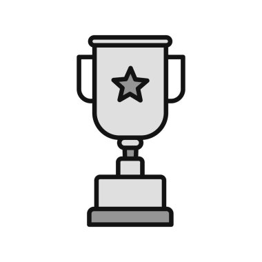 kupa simgesi vektör illüstrasyonu