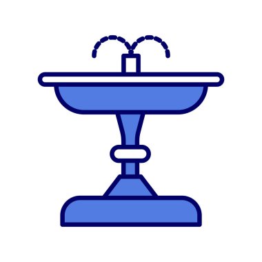 fıskiye ikonu vektör illüstrasyonu