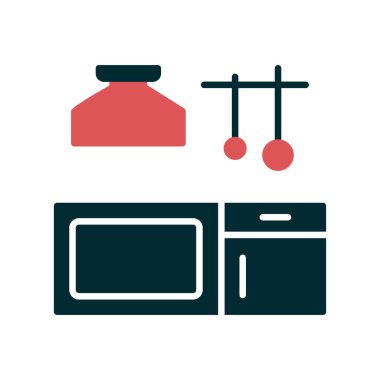 Mutfak simgesi vektör illüstrasyonu