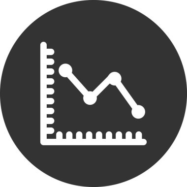 çizgi grafik simgesi, vektör çizim