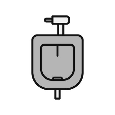 vektör idrar simgesi resimleme tasarımı