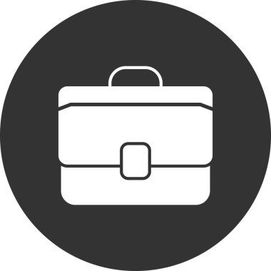 evrak çantası simgesi, vektör illüstrasyonu 