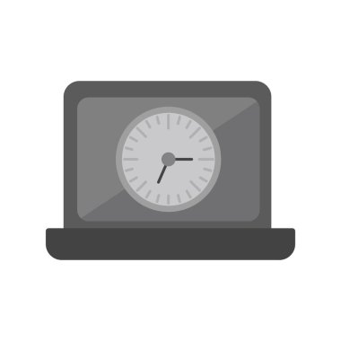 Dizüstü bilgisayar simgesi vektör çizimi