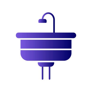 batık simgesi vektör illüstrasyonu