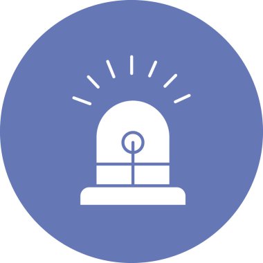 Siren simgesi, vektör çizimi