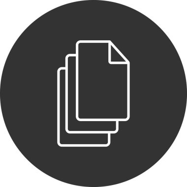 belge simgesi, illüstrasyon. düz tasarım biçimi.