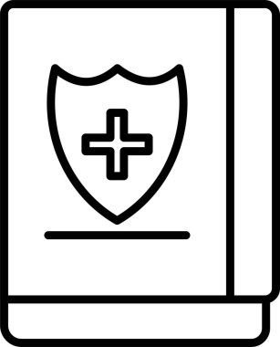 Kitap. Web simgesi basit tasarım