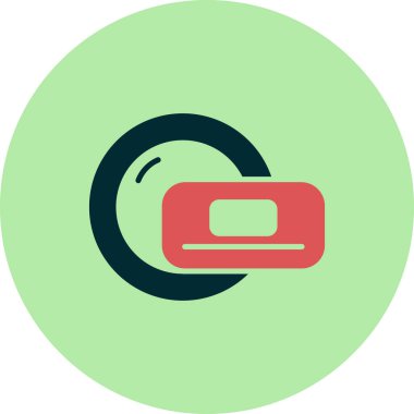 Moda stili izole edilmiş arkaplanda bulaşık makinesi simgesi