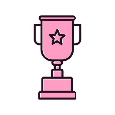 kupa simgesi vektör illüstrasyonu