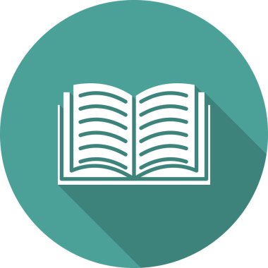kitap simgesi vektör illüstrasyonu