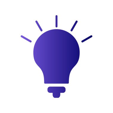 Fikir simgesi vektör illüstrasyonu