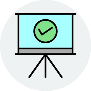 Keneli tahta. Web simgesi vektör illüstrasyonu