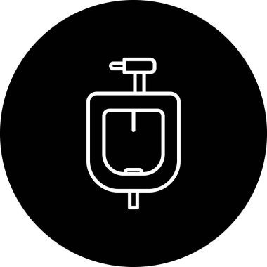 vektör idrar simgesi resimleme tasarımı