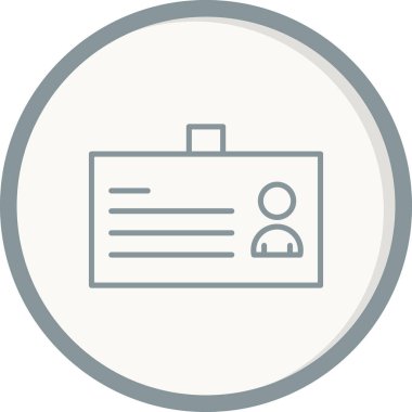 kart simge vektör çizim