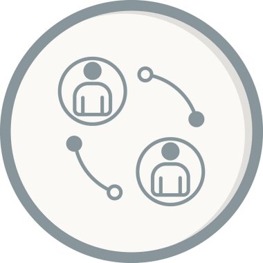 Bağlantı simgesi, vektör illüstrasyonu