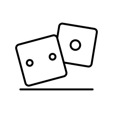 zar simgesi vektör illüstrasyonu