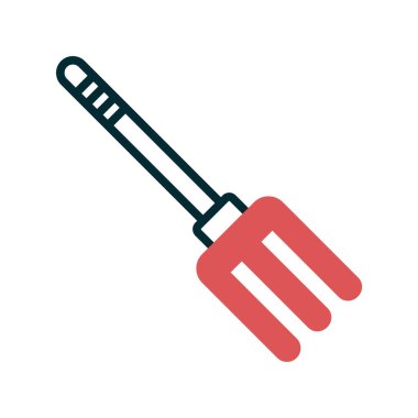 Bahçe tırmık vektör simgesi  