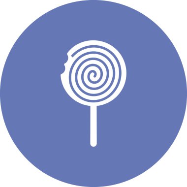 Lolipop simgesi, vektör illüstrasyonu