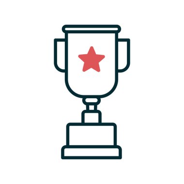 kupa simgesi vektör illüstrasyonu