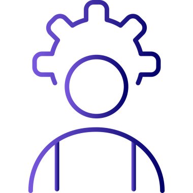 yönetici simgesi vektör çizimi