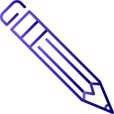 Kalem simgesi, vektör illüstrasyonu