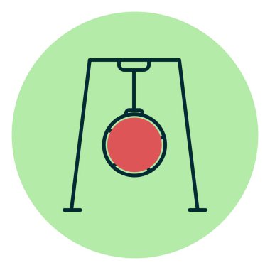 İp çekme ikonu vektör illüstrasyonuName