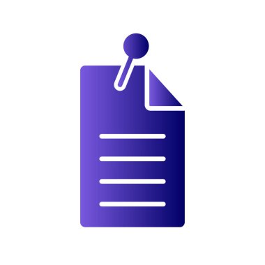 Kağıt, belge simgesi modada  