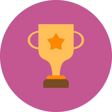 kupa simgesi vektör illüstrasyonu