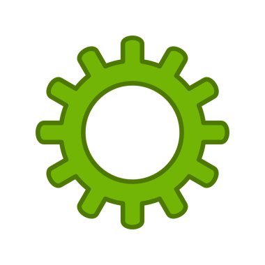 Teçhizat Web simgesi basit bir illüstrasyon. Sembol ayarlanıyor