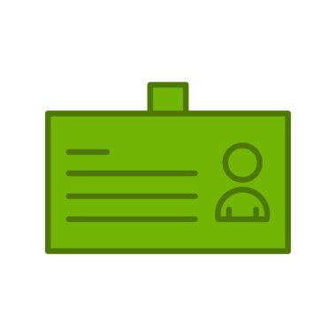 kart simge vektör çizim