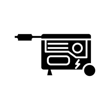 Güç oluşturma simgesi, vektör illüstrasyonu