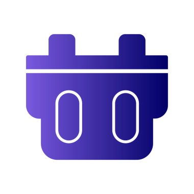 evrak çantası simgesi, vektör illüstrasyonu, çanta simgesi