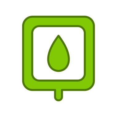 Kan Torbası simgesi, vektör çizimi