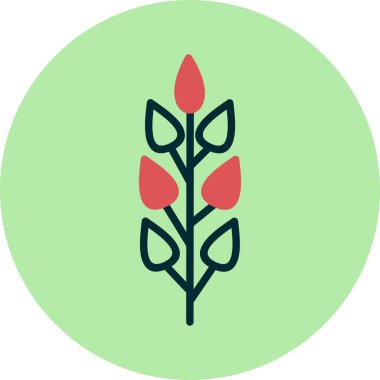 buğday simgesinin vektör illüstrasyonu