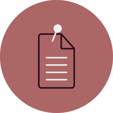 Kağıt, belge simgesi modada  