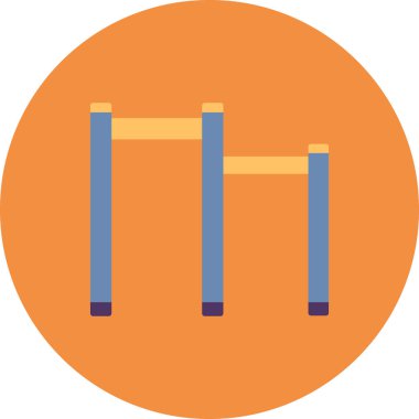 Chin Up simgesinin vektör görüntüsü  