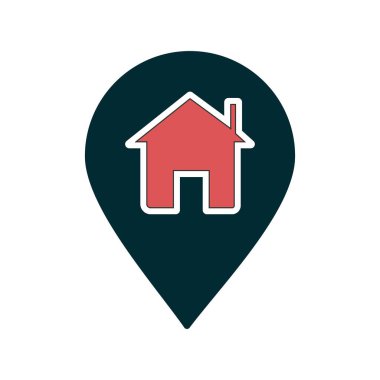 ev yeri kutsal kişilerin resmi, vektör çizim