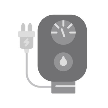 Hidrofonik simgesinin vektör illüstrasyonu.