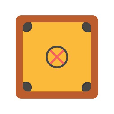 Carrom 'un vektör illüstrasyonu