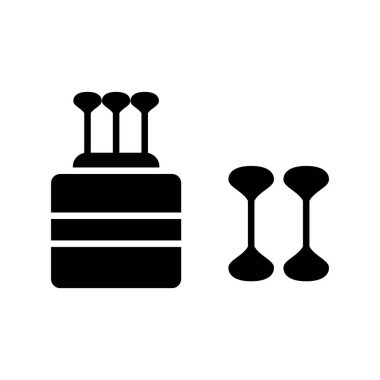 Cotton Swab vektör simgesi