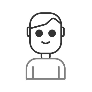 Ajan Avatar karakter vektör çizimi tasarımı