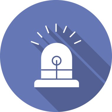 Siren simgesi, vektör çizimi