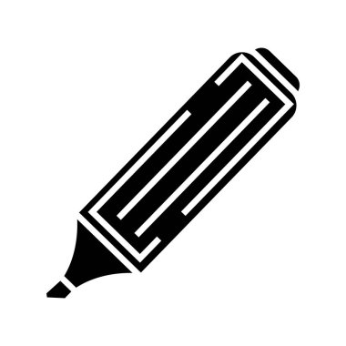 Vurgulayıcı ağ simgesi, basit illüstrasyon