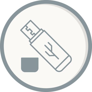 Usb sürücüsü Simge vektör çizimi