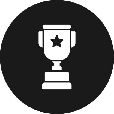 kupa simgesi vektör illüstrasyonu