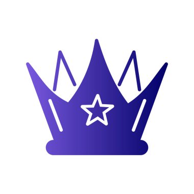 taç simgesi vektör illüstrasyonu