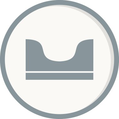 Kaykay oyun alanı simgesi, vektör illüstrasyonu, 