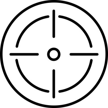 hedef simge vektör illüstrasyonu 