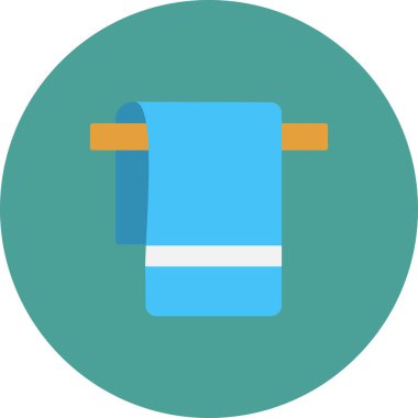 havlu ikonu vektör illüstrasyonu