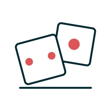 zar simgesi vektör illüstrasyonu